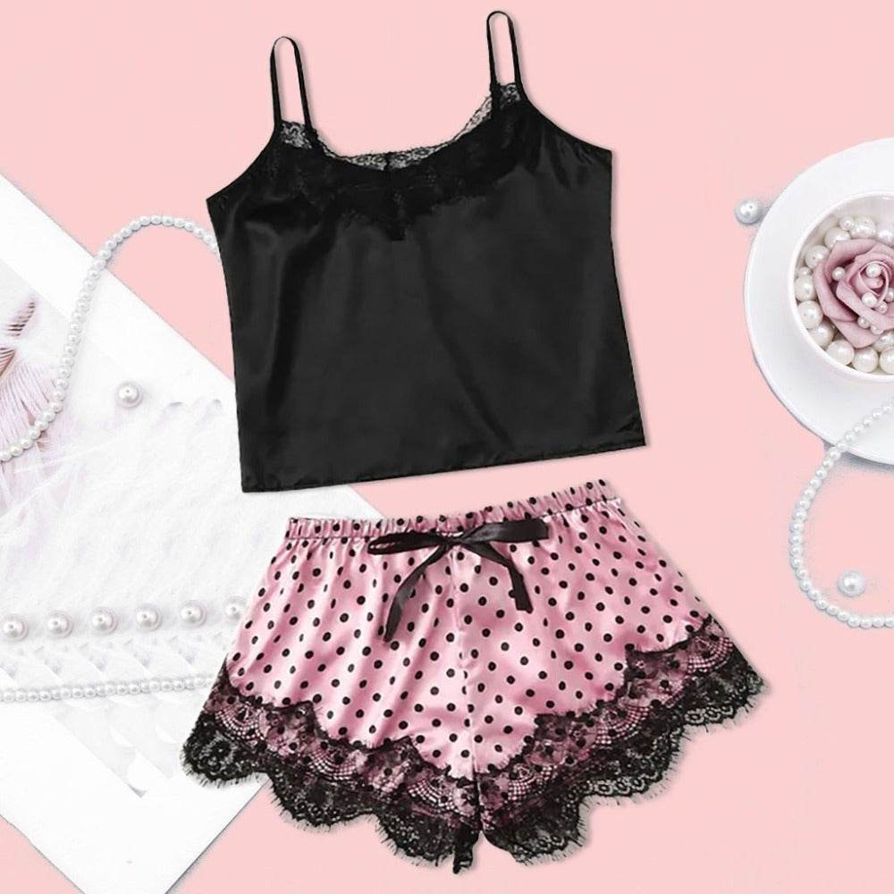 Ensemble de lingerie sexy en dentelle Midnight Charm - Style & confort