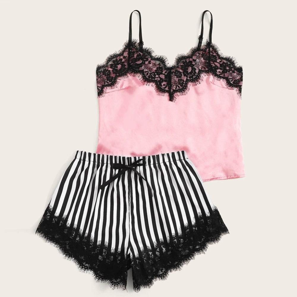 Ensemble de lingerie sexy en dentelle Midnight Charm - Style & confort
