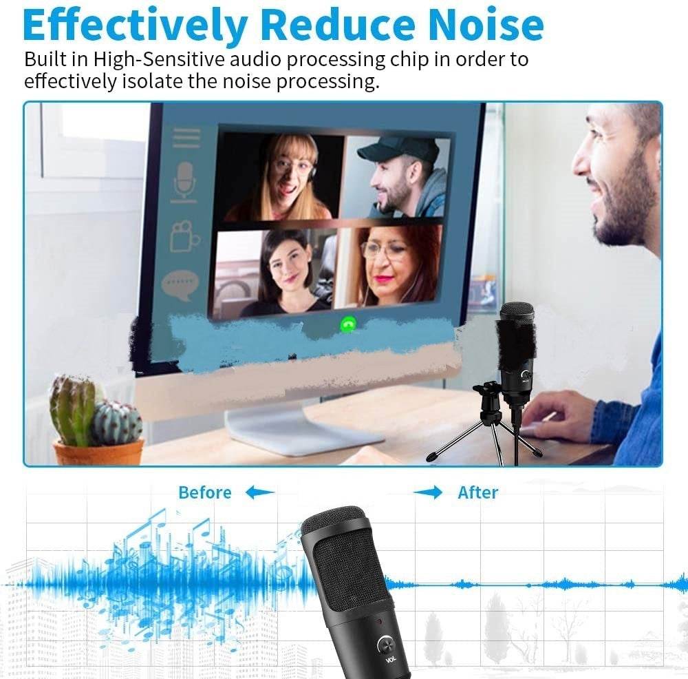 Ensemble de microphone d'enregistrement en direct, compatible avec Apple, - Style & confort
