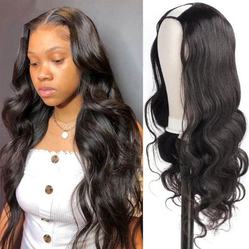 Perruques brésiliennes Body Wave sans colle, densité 150 - Style & confort