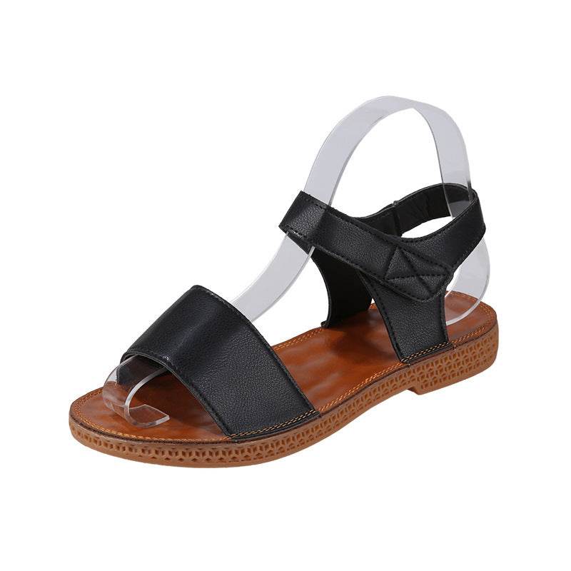 Chaussures de plage à talon bas et talon carré - Style & confort