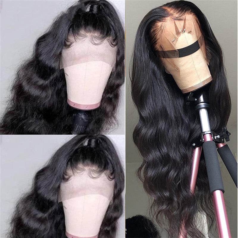 Human Hair Wig, Headgear 13x4 Front Lace - Style & confort