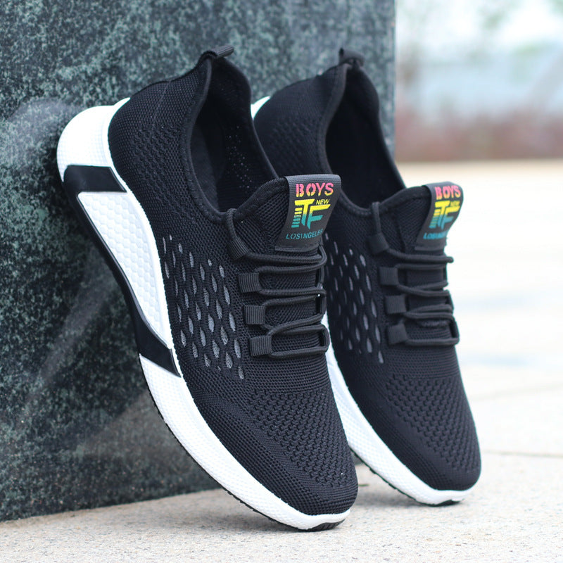 Nouvelles chaussures de sport pour hommes, respirantes, décontractées, en maille, antidérapantes