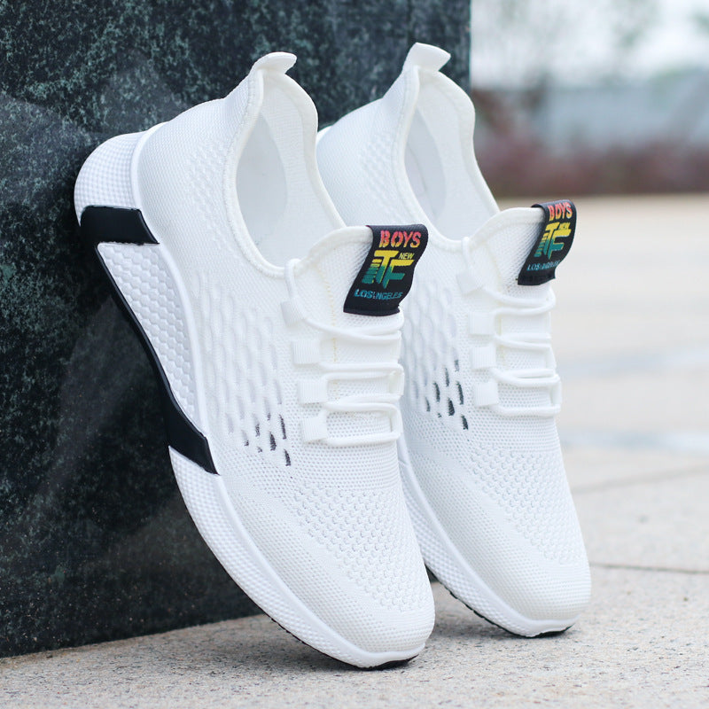 Nouvelles chaussures de sport pour hommes, respirantes, décontractées, en maille, antidérapantes