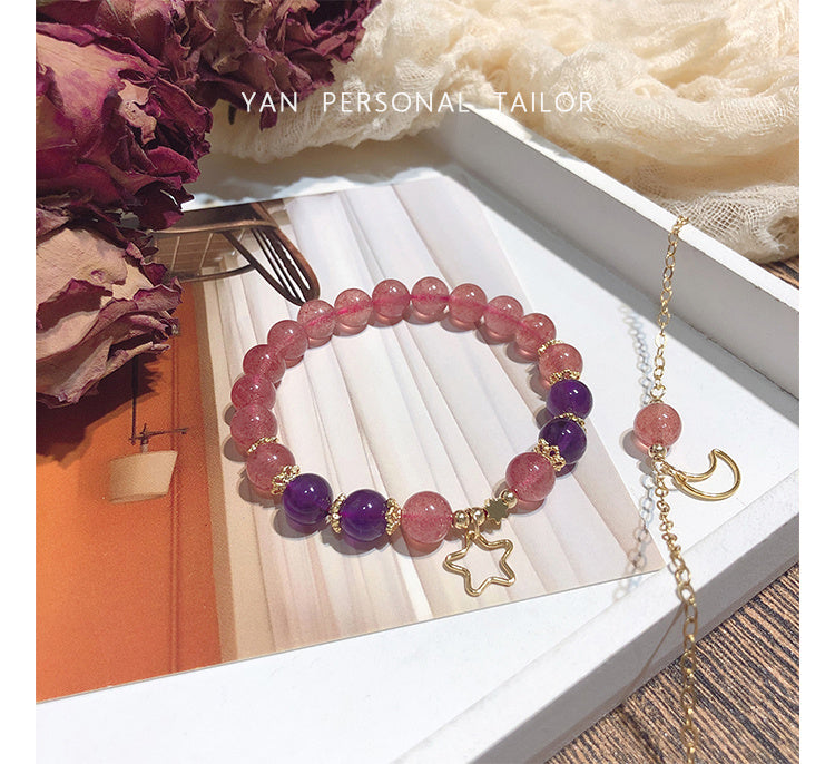 Peach blossom bracelet for women