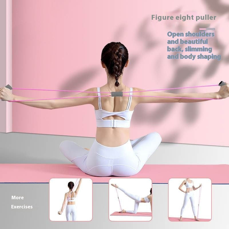 Ensemble de quatre appareils de yoga pour exercices des jambes