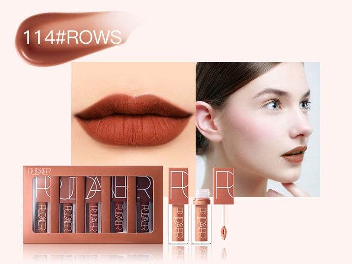 Lip gloss suit 5pcs - Style & confort
