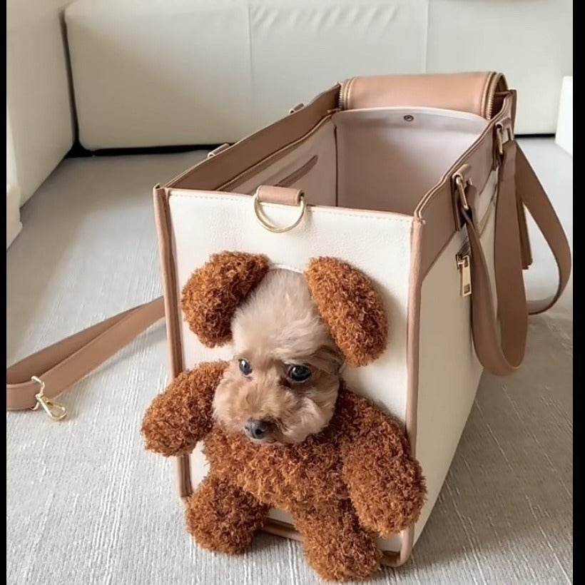 Sac à bandoulière portable pour chien mignon - Style & confort