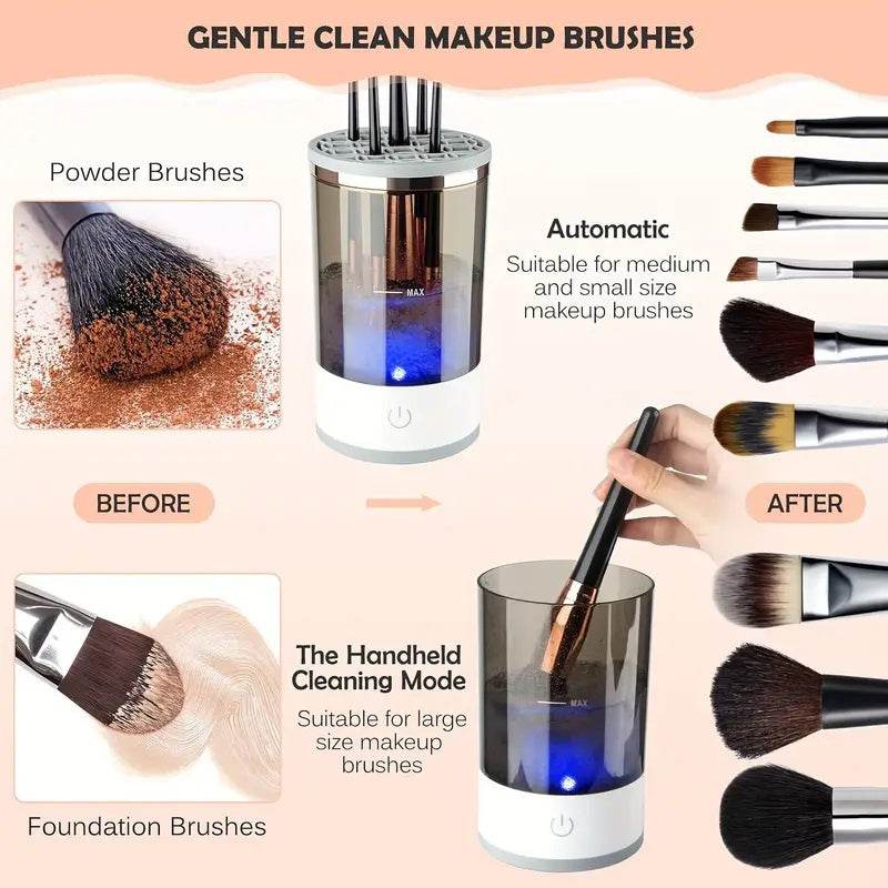 Nettoyeur de pinceaux de maquillage - Style & confort