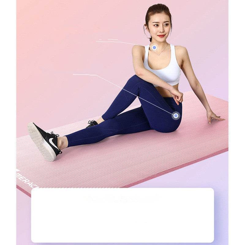 Tapis de yoga de fitness à domicile - Style & confort