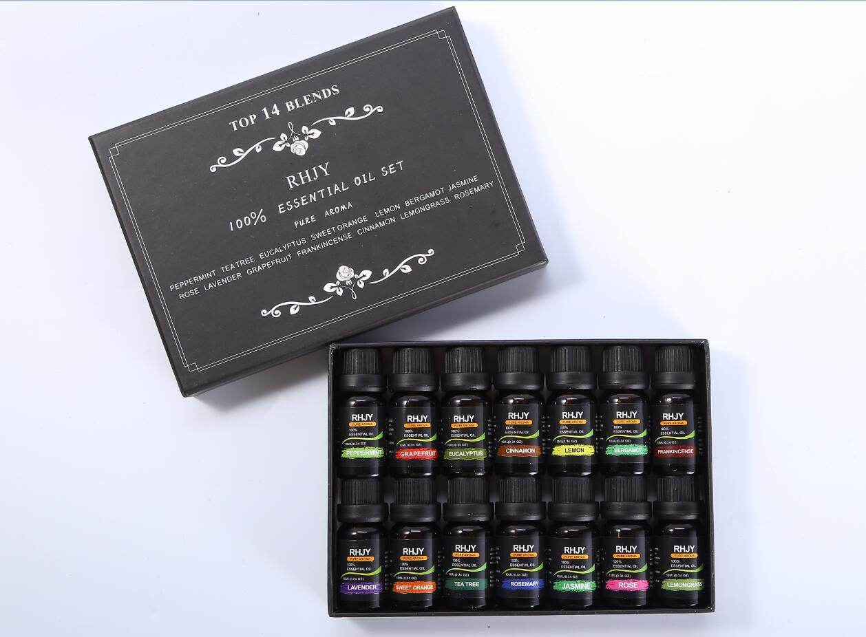 Coffret d'huiles essentielles d'aromathérapie - Style & confort