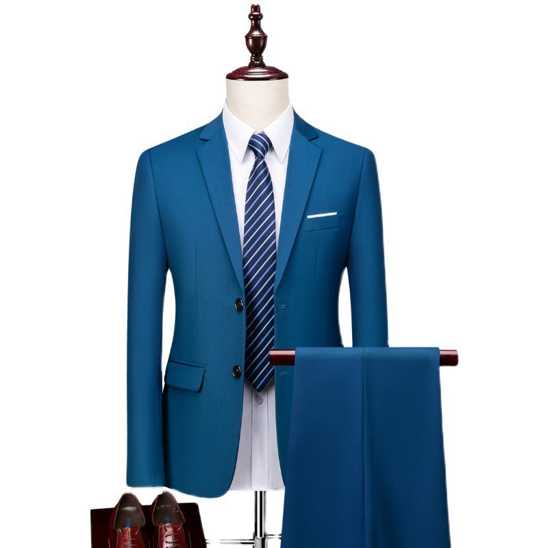 Men's two-piece suit, business casual suit