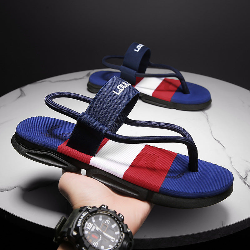 Sandales pour hommes, confortables et décontractées, chaussures de plage