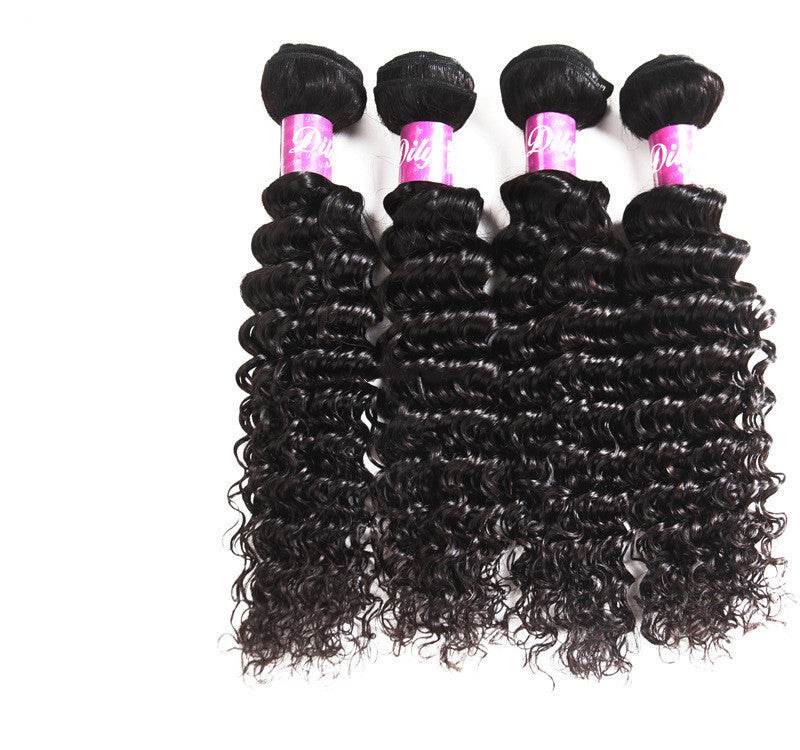 Tissage curly de cheveux humains - Style & confort
