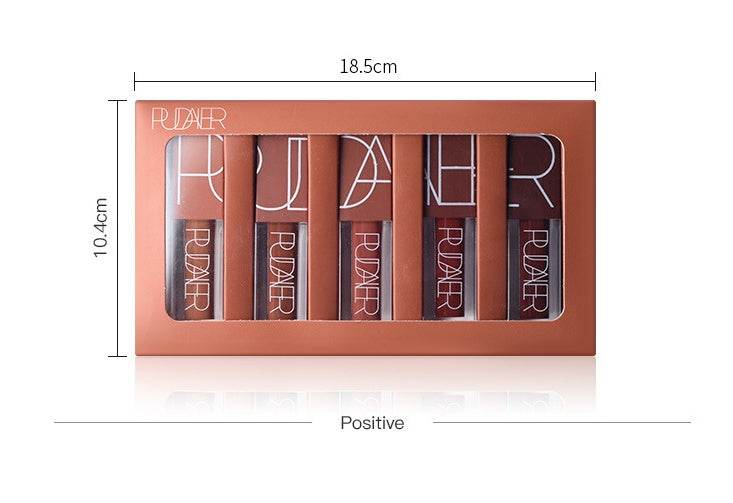 Lip gloss suit 5pcs - Style & confort