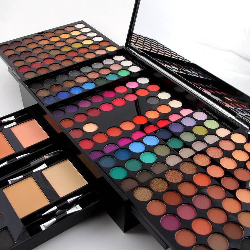 Coffret de 180 fards à paupières et blush - Style & confort