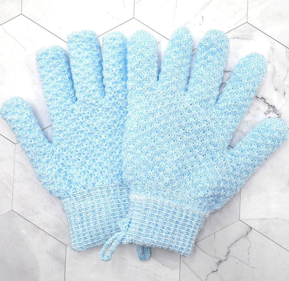 Gants de bain givrés double face - Style & confort