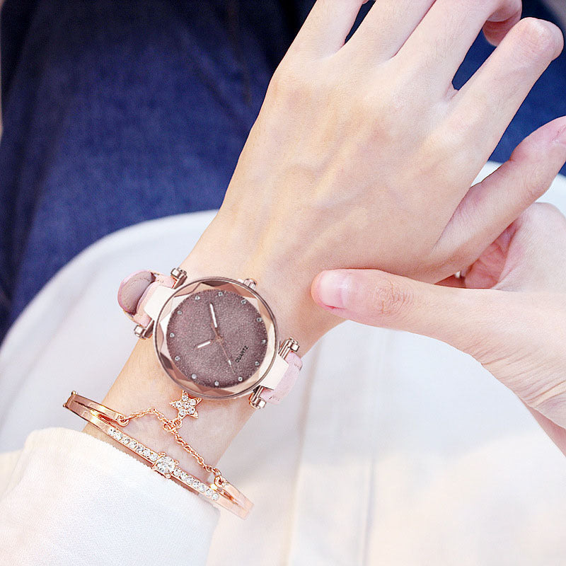 Coffret cadeau montre-bracelet pour femme