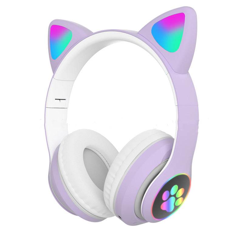 Casque avec oreilles de chat pour fille - Style & confort