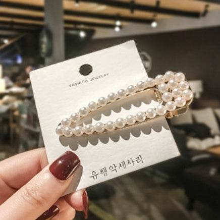 Ensemble de pinces à cheveux en perles - Style & confort