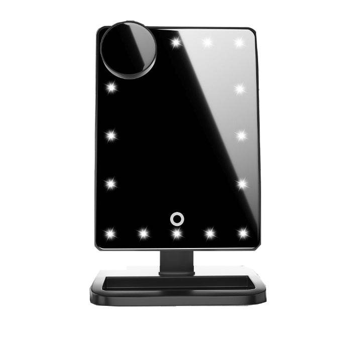 Miroir de maquillage à écran LED - Style & confort