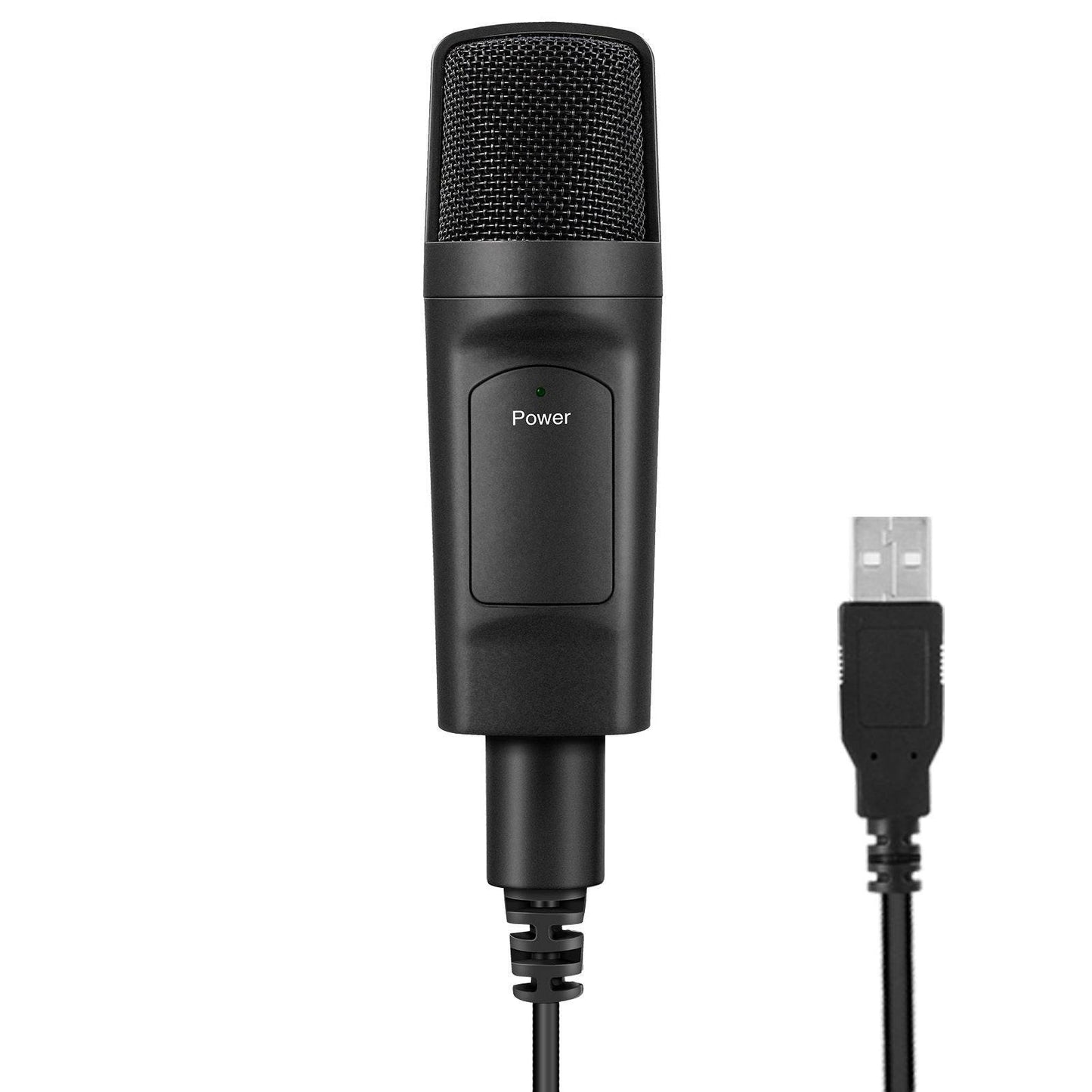 Microphone filaire condensateur USB , enregistrement en direct - Style & confort
