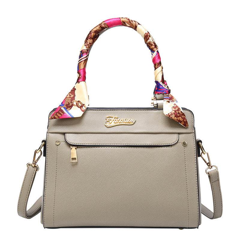 Sac Kelly à motif croisé à bandoulière portable - Style & confort
