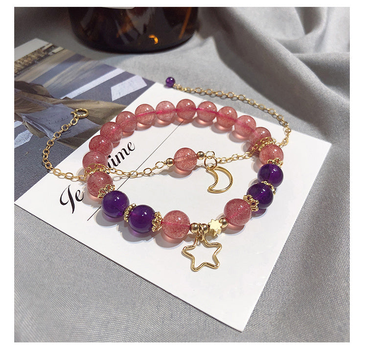 Peach blossom bracelet for women