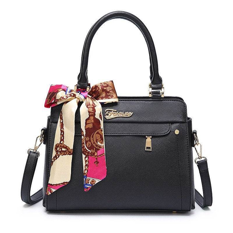 Sac Kelly à motif croisé à bandoulière portable - Style & confort