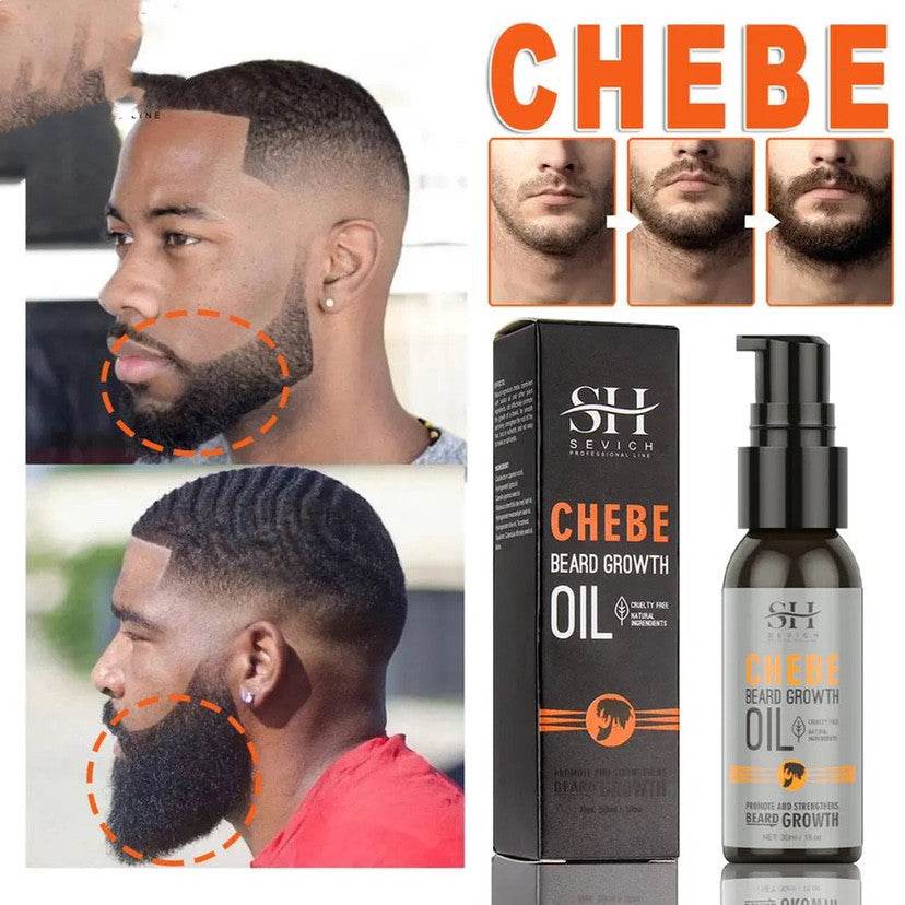 Huile de croissance de barbe naturelle pour hommes - Style & confort