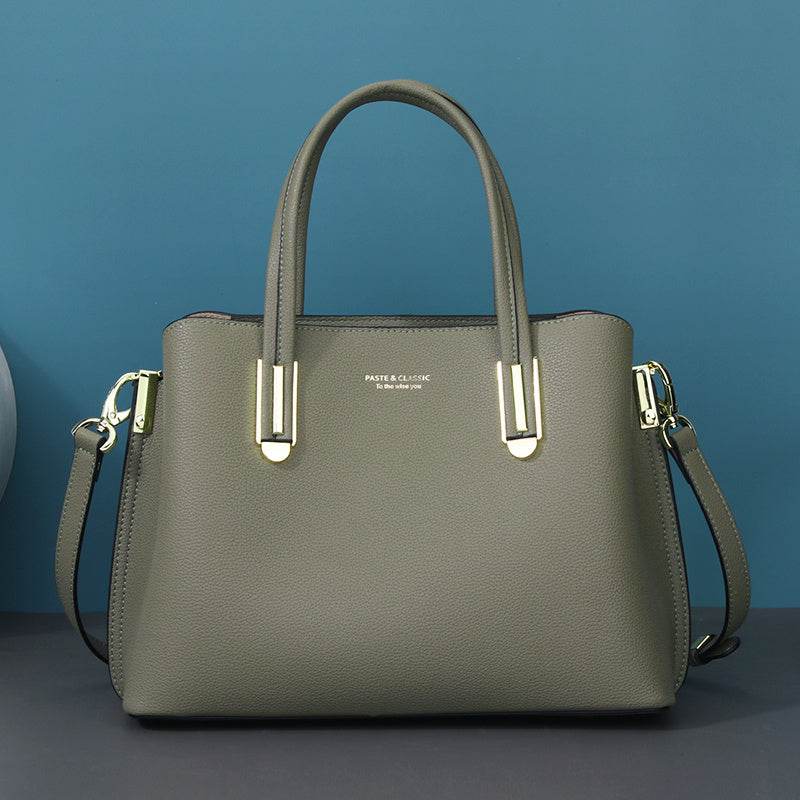 Sac en cuir noir pour femme - Style & confort