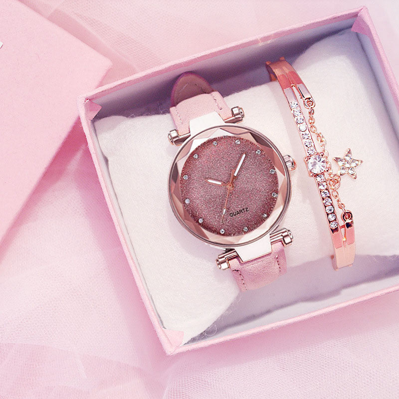 Coffret cadeau montre-bracelet pour femme