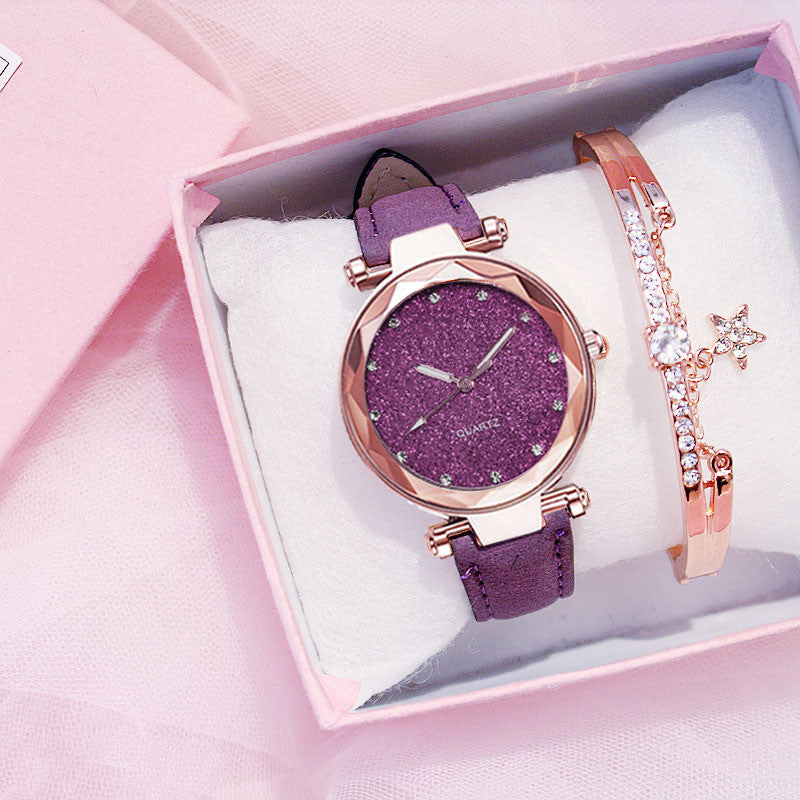 Coffret cadeau montre-bracelet pour femme