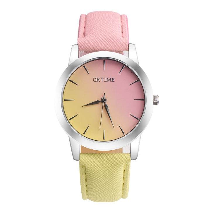 Montre-bracelet à quartz analogique pour femme - Style & confort