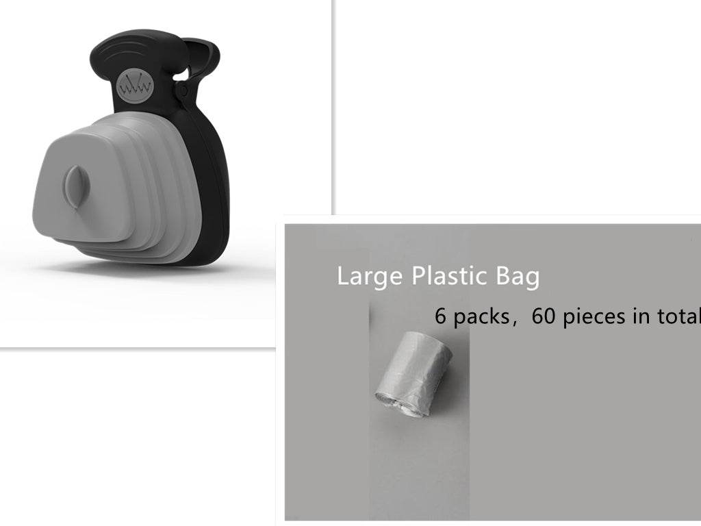 Pet Dog Poop Bag Dispenser Travel Foldable Poop Spoon - Style & confort