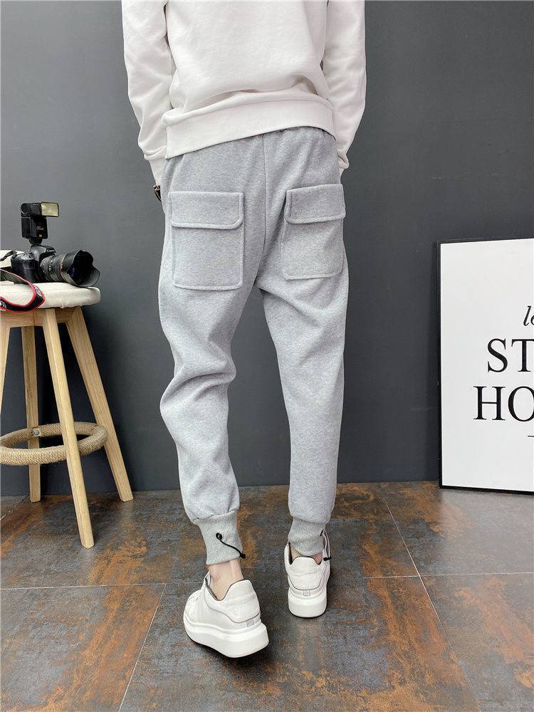 Pantalon décontracté ajusté à nouer à la cheville