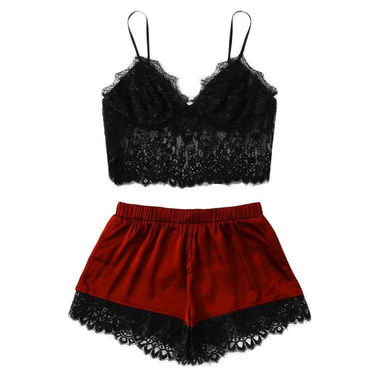Lingerie sexy en dentelle fendue pour femme sexy - Style & confort