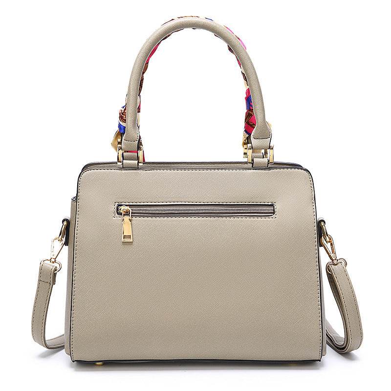 Sac Kelly à motif croisé à bandoulière portable - Style & confort