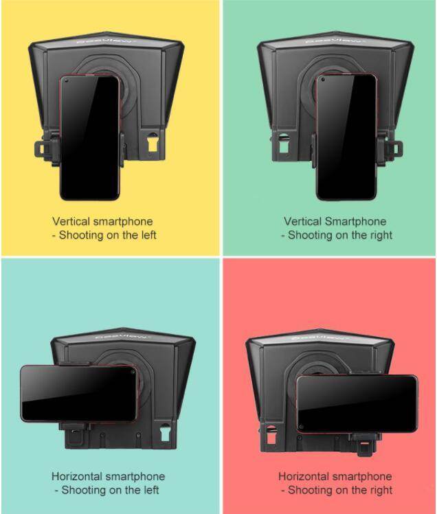 Téléprompteur pour téléphone portable - Style & confort