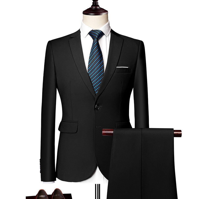 Men's two-piece suit, business casual suit