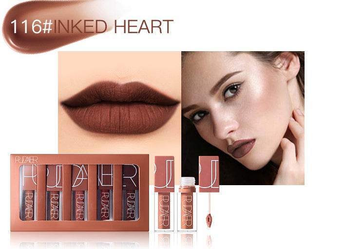 Lip gloss suit 5pcs - Style & confort