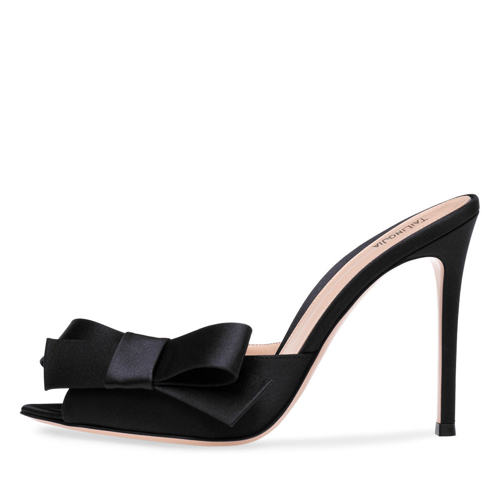 Talons hauts en tissu pour femmes