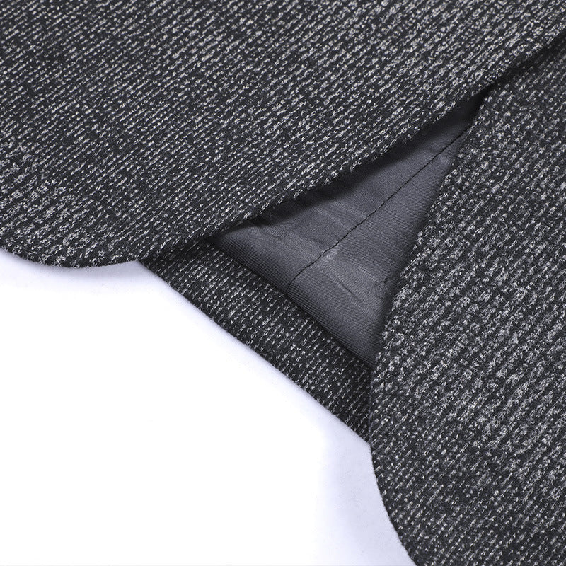 Costume homme à carreaux extensibles