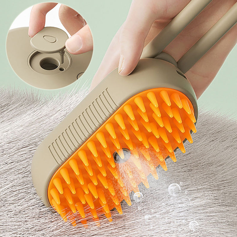 Brosse à vapeur 3 en 1, toilettage pour animaux de compagnie