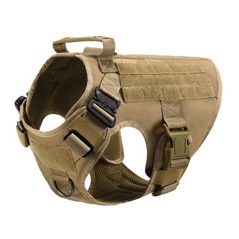 Harnais tactique militaire pour chien - Style & confort