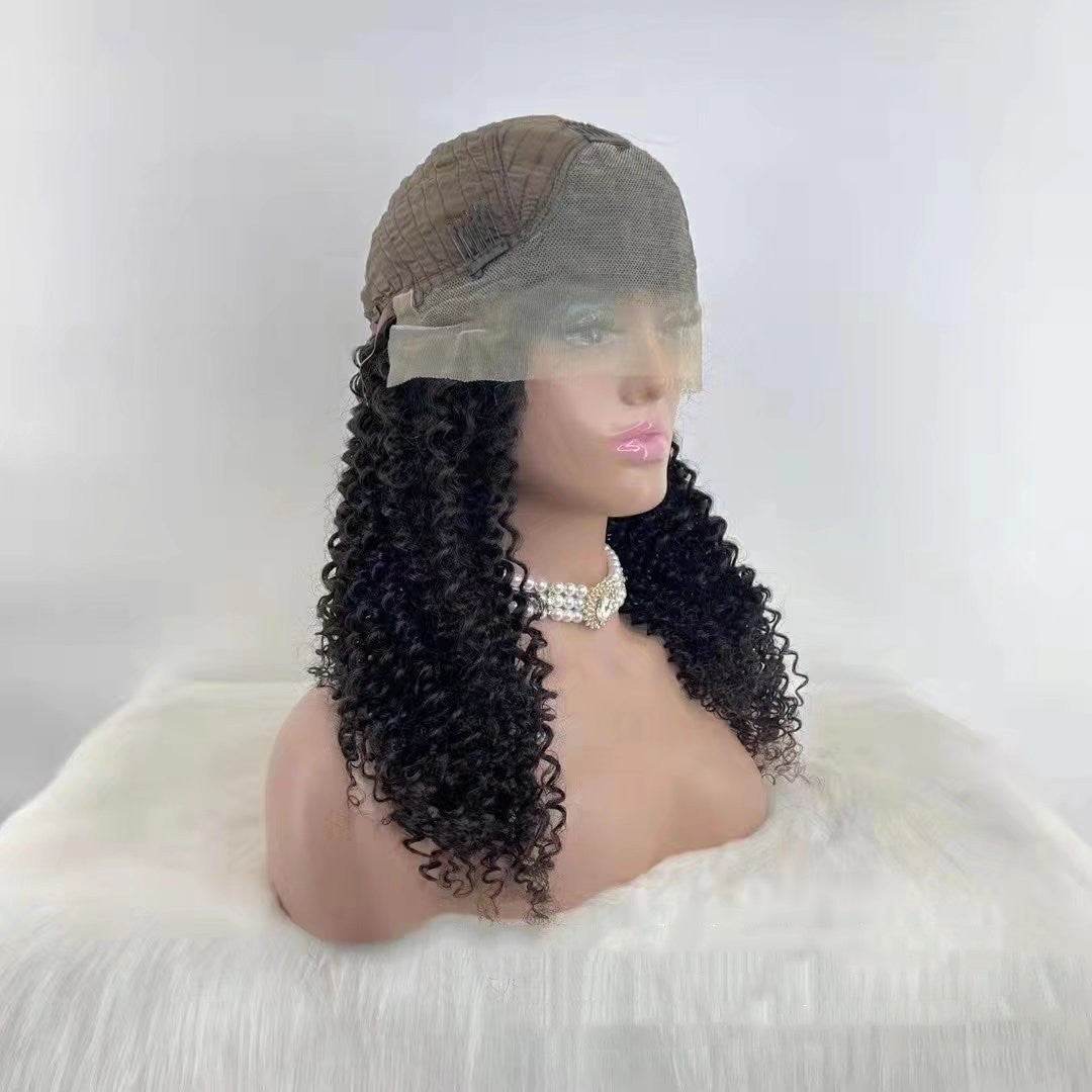 Perruques cheveux humains Jerry Curly, Lace Front - Style & confort