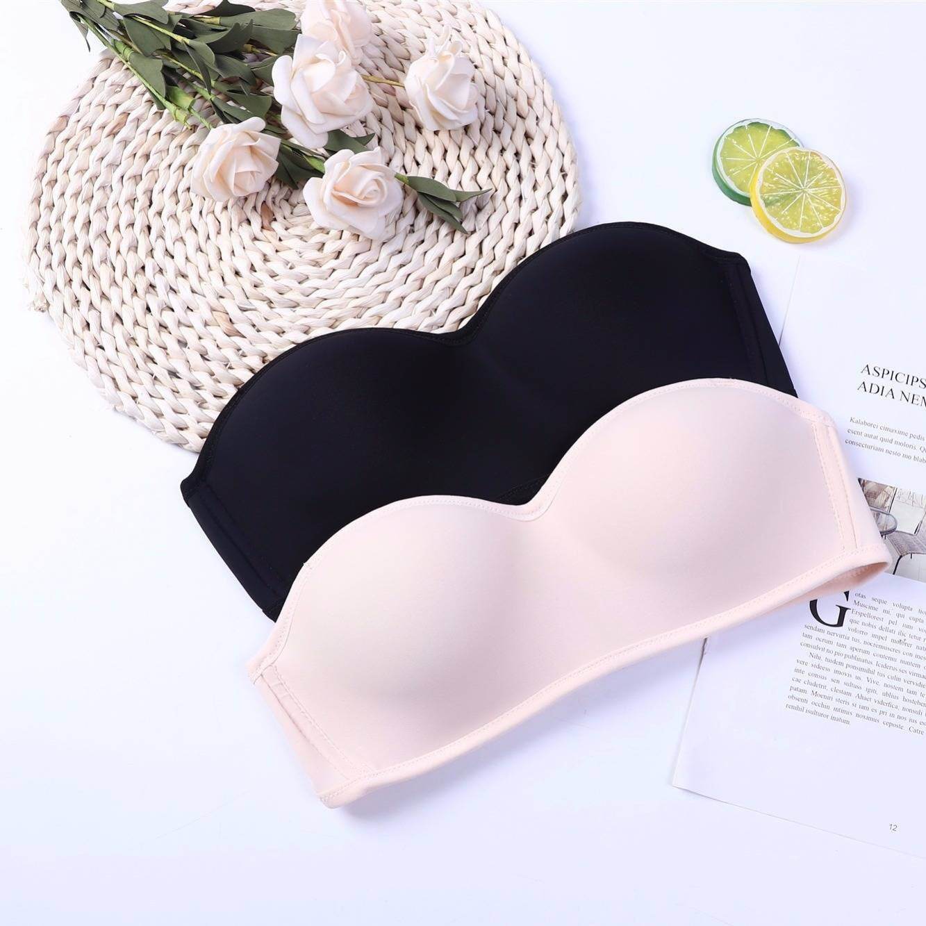 Soutien-gorge de lingerie froncé antidérapant - Style & confort
