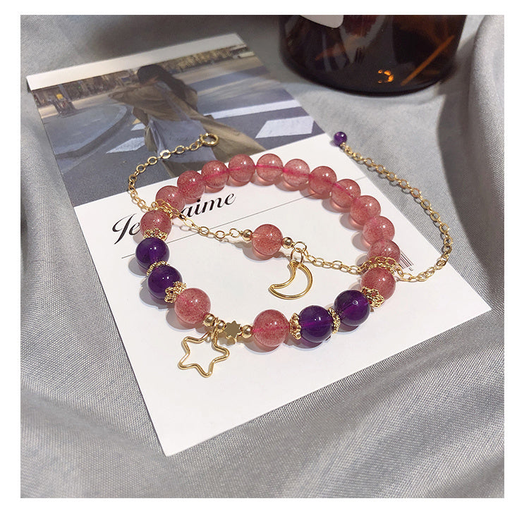 Peach blossom bracelet for women
