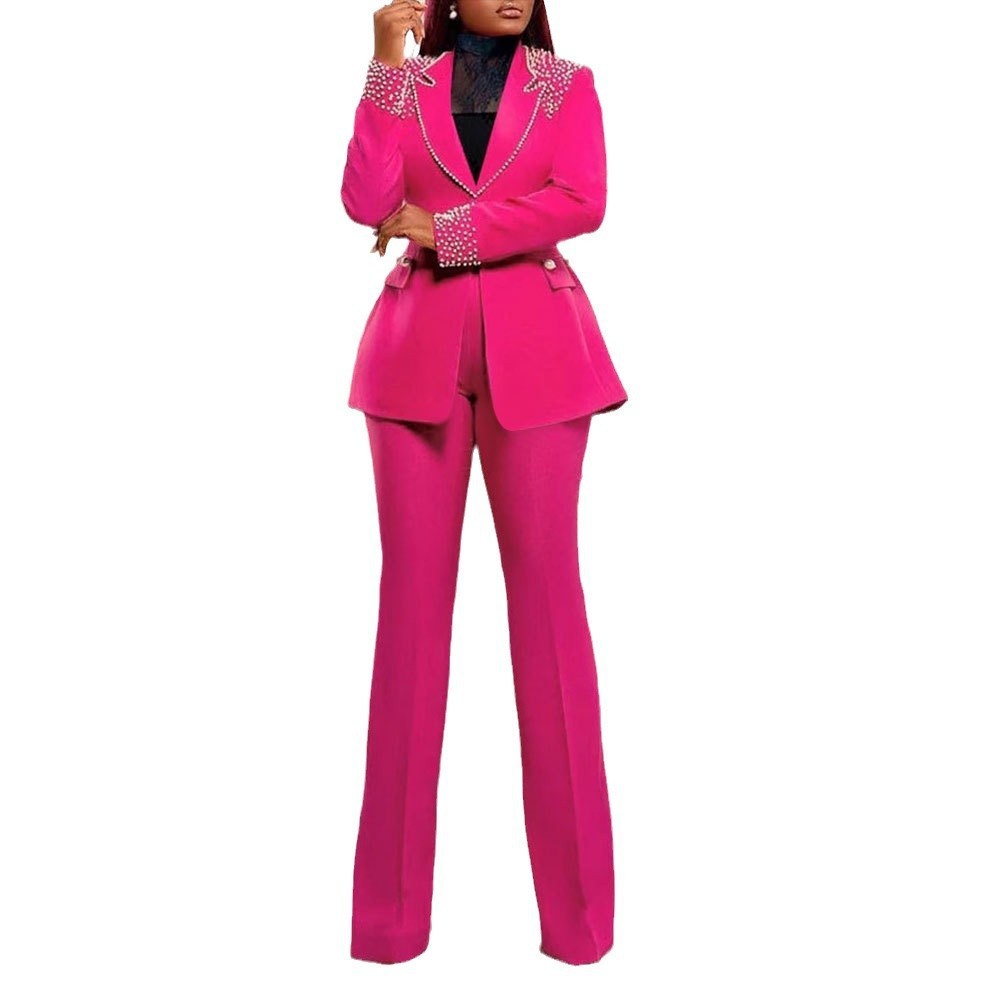 Costume deux pièces slim-fit pour femme