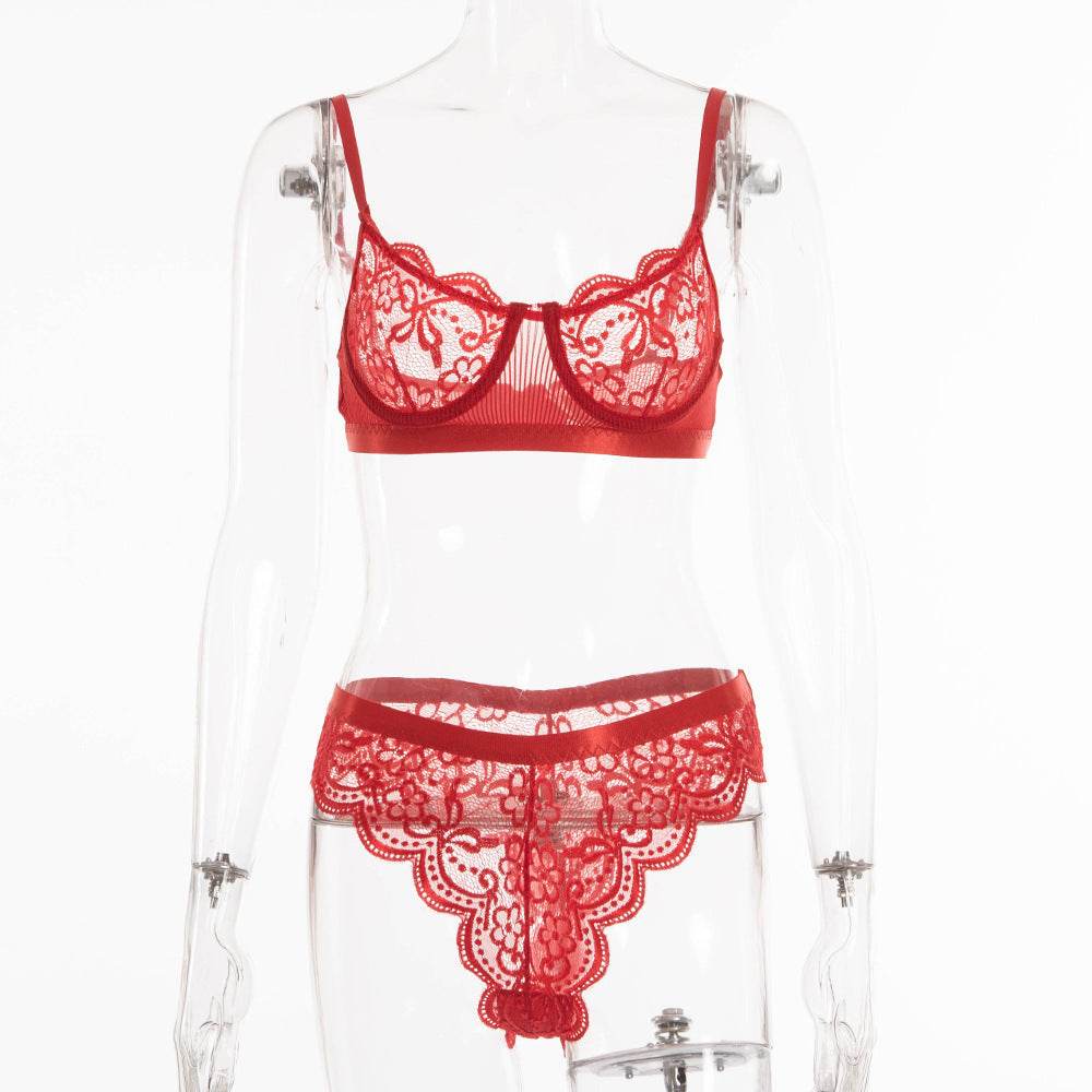 Ensemble de lingerie sexy en dentelle à la mode pour femme - Style & confort